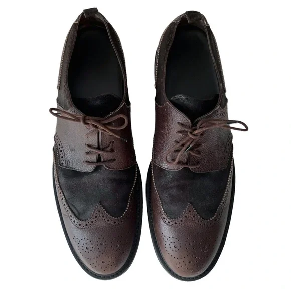 Tod’s Wingtip Oxford Derby | 12 Tods (13 US) Tods Polished Leather Lace-Up Wingtip Derby Shoes Black  main image 4